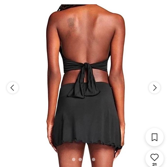 I.AM.GIA Revolve Estel Crop Top Black Size XS x1256 - Picture 2 of 4